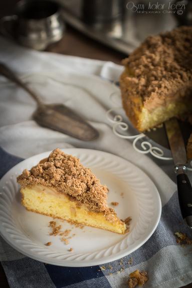 Zdjęcie - Ciasto z jabłkami i cynamonową kruszonką - Przepisy kulinarne ze zdjęciami
