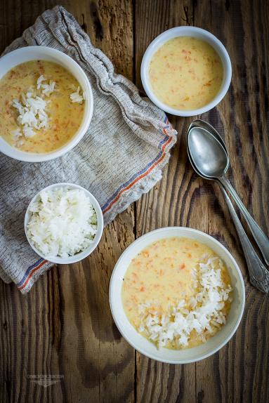 Zdjęcie - Zupa z marchwi na mleku na słodko - Przepisy kulinarne ze zdjęciami