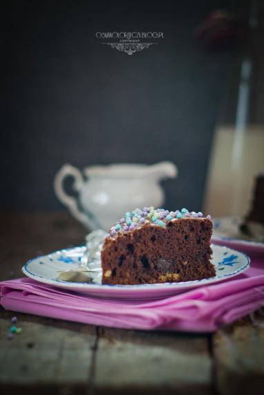 Zdjęcie - Ciasto czekoladowe z orzechami. - Przepisy kulinarne ze zdjęciami