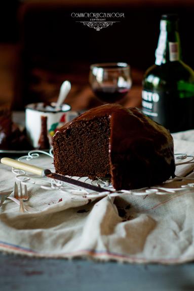 Zdjęcie - Ciasto czekoladowo – śliwkowe z porto. - Przepisy kulinarne ze zdjęciami