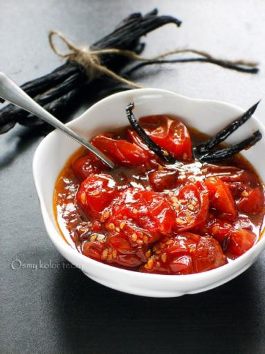 Zdjęcie - Waniliowa konfitura z pomidorków koktajlowych. - Przepisy kulinarne ze zdjęciami