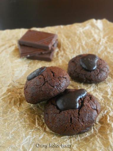 Zdjęcie - Ciasteczka czekoladowo-miętowe - Przepisy kulinarne ze zdjęciami