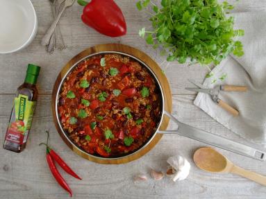 Zdjęcie - Drobiowe chilli con carne - Przepisy kulinarne ze zdjęciami