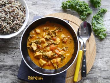 Zdjęcie - Kokosowe curry z kurczaka i jarmużu. Dieta szybka przemiana. Faza III - Przepisy kulinarne ze zdjęciami