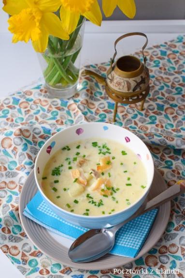 Zdjęcie - Cullen skink – szkocka zupa z wędzonego łupacza | U stóp Benbulbena - Przepisy kulinarne ze zdjęciami
