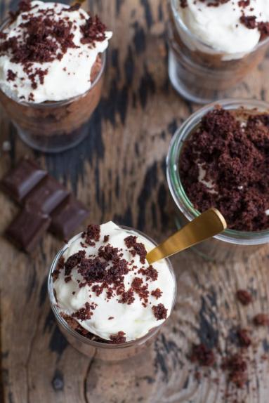 Zdjęcie - Mus czekoladowy z ciastkiem - Przepisy kulinarne ze zdjęciami