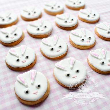 Zdjęcie - Kruche ciasteczka - króliczki - Przepisy kulinarne ze zdjęciami