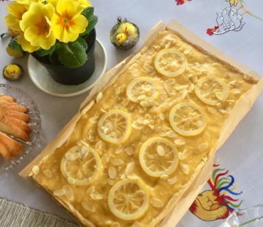 Zdjęcie - Cytrynowy mazurek na Wielkanoc - Przepisy kulinarne ze zdjęciami