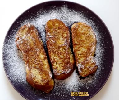 Zdjęcie - Grzanki francuskie z chałki orkiszowej - Przepisy kulinarne ze zdjęciami