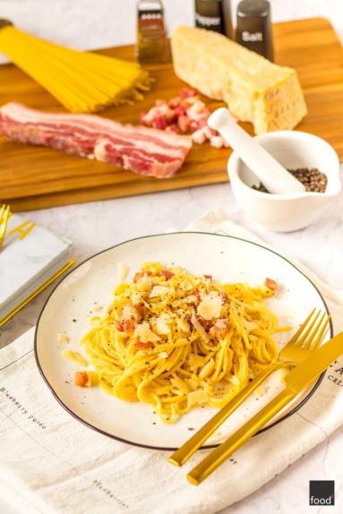Zdjęcie - Spaghetti alla carbonara - Przepisy kulinarne ze zdjęciami