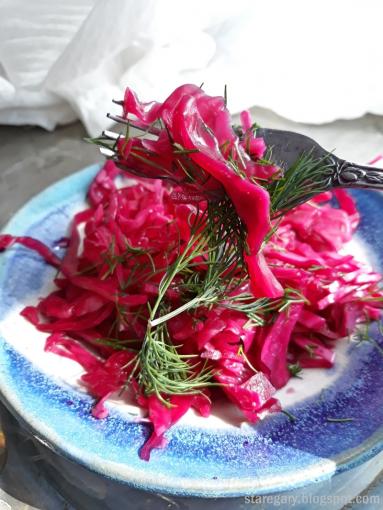 Zdjęcie - Kiszona czerwona kapusta - wersja uproszczona - Przepisy kulinarne ze zdjęciami