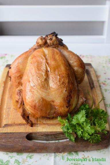 Zdjęcie - Niedzielny kurczak nadziewany | U stóp Benbulbena - Przepisy kulinarne ze zdjęciami