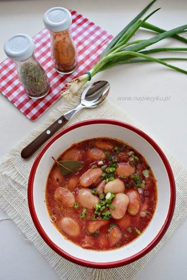 Zdjęcie - Zupa z warzywami i fasolą - Przepisy kulinarne ze zdjęciami