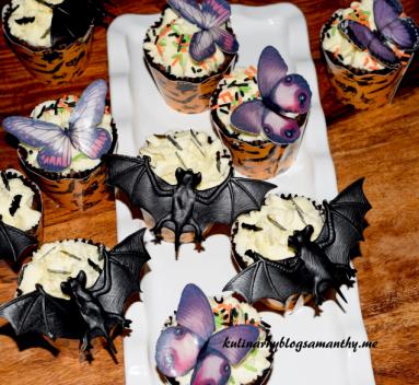Zdjęcie - Muffinki na Halloween - Przepisy kulinarne ze zdjęciami