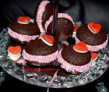 Zdjęcie - Ciastka czekoladowe na Walentynki - Przepisy kulinarne ze zdjęciami