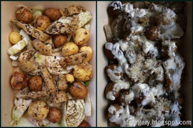 Zdjęcie - Ziemniaki i karczochy z pieca - Przepisy kulinarne ze zdjęciami