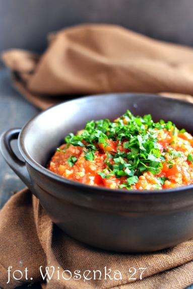 Zdjęcie - Pomidorowa kasza bulgur - Przepisy kulinarne ze zdjęciami