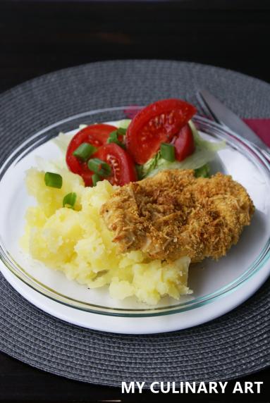 Zdjęcie - Pieczone piersi z kurczaka w panierce (LOW FODMAP, gluten free, lactose free) - Przepisy kulinarne ze zdjęciami