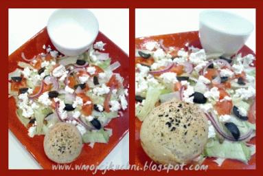 Zdjęcie - Salatka ala grecka - Przepisy kulinarne ze zdjęciami