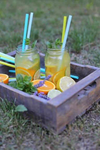 Zdjęcie - Lemoniada cytrusowa z miętą - Przepisy kulinarne ze zdjęciami