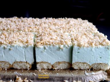 Zdjęcie - Ciasto śnieżny puch - bajeczy sernik - Przepisy kulinarne ze zdjęciami