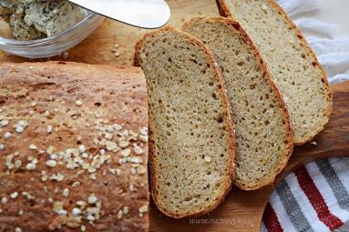Zdjęcie - Chleb pszenno – owsiany - Przepisy kulinarne ze zdjęciami