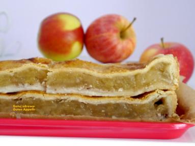 Zdjęcie - Amerykańska szarlotka - Apple pie - Przepisy kulinarne ze zdjęciami