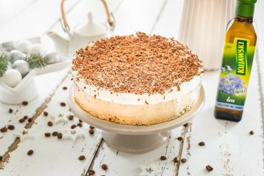 Zdjęcie - Kawowy sernik na zimno - Przepisy kulinarne ze zdjęciami