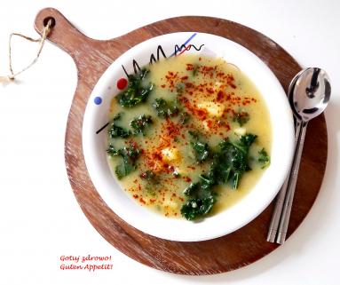 Zdjęcie - Caldo verde - portugalska kartoflanka z jarmużem - Przepisy kulinarne ze zdjęciami
