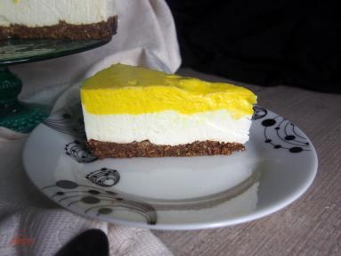 Zdjęcie - Sernik jogurtowy z mango - Przepisy kulinarne ze zdjęciami