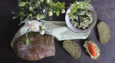 Zdjęcie - Szpinakowa ciabatta - Przepisy kulinarne ze zdjęciami