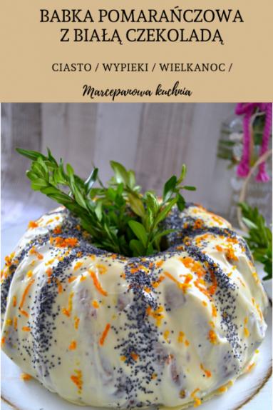 Zdjęcie - Babka pomarańczowa z jogurtem i polewą - Przepisy kulinarne ze zdjęciami