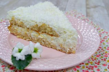 Zdjęcie - Ciasto kokosowa Princessa + film - Jak zrobić - Smakowite Dania - Przepisy kulinarne ze zdjęciami