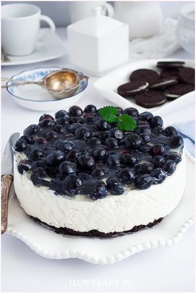 Zdjęcie: Sernik oreo z borówkami Zdjęcie - Sernik oreo z borówkami - Przepisy kulinarne ze zdjęciami