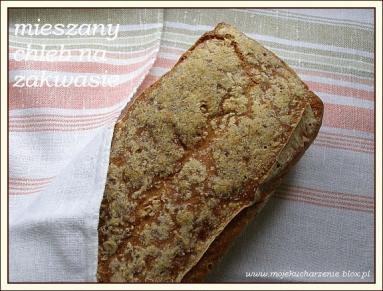 Zdjęcie - Mieszany chleb na zakwasie  - Przepisy kulinarne ze zdjęciami