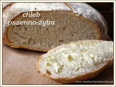 Zdjęcie - Chleb pszenno-żytni na zakwasie  - Przepisy kulinarne ze zdjęciami