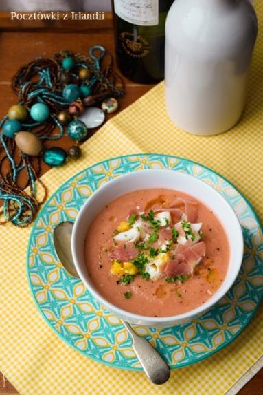 Zdjęcie - Salmorejo – hiszpański chłodnik pomidorowy | U stóp Benbulbena - Przepisy kulinarne ze zdjęciami