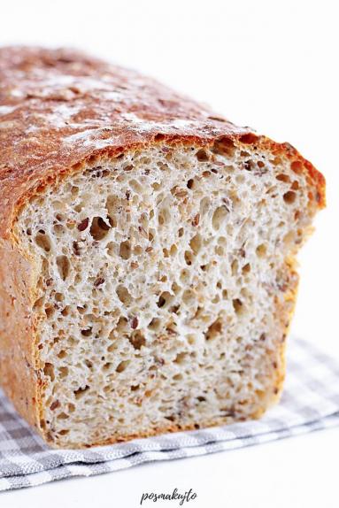 Zdjęcie - Chleb wieloziarnisty mieszany łyżką - Przepisy kulinarne ze zdjęciami