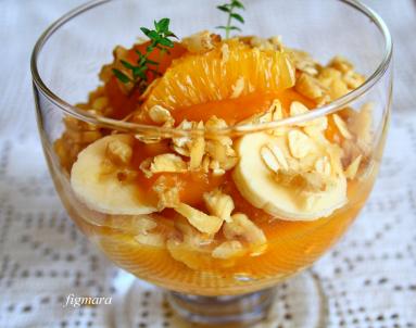 Zdjęcie - Mus dyniowo-pomarańczowy z bananem i musli - Przepisy kulinarne ze zdjęciami