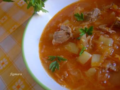 Zdjęcie - Szczi - rosyjska zupa z kiszonej kapusty - Przepisy kulinarne ze zdjęciami