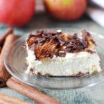 Zdjęcie - Jesienny sernik z jabłkami - Przepisy kulinarne ze zdjęciami