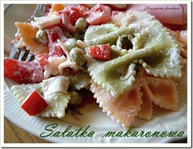 Zdjęcie - Sałatka makaronowa - Przepisy kulinarne ze zdjęciami