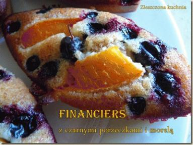 Zdjęcie - Financiers z czarnymi porzeczkami i morelą - Przepisy kulinarne ze zdjęciami