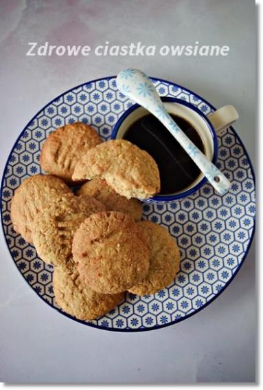 Zdjęcie - Zdrowe ciasteczka owsiane - Przepisy kulinarne ze zdjęciami