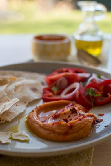 Zdjęcie - Kanapkowa pasta z batatów i soczewicy - Przepisy kulinarne ze zdjęciami