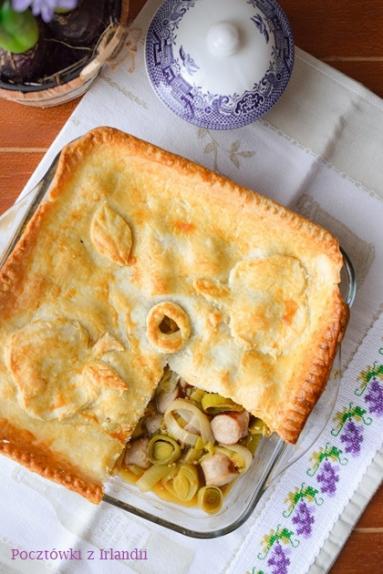 Zdjęcie - Pie z jabłkiem i porem – U stóp Benbulbena - Przepisy kulinarne ze zdjęciami