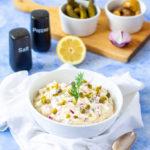 Zdjęcie - Domowy sos tatarski z marynowanymi warzywami - Przepisy kulinarne ze zdjęciami