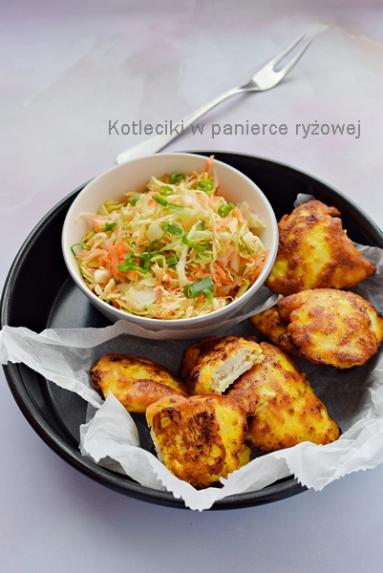 Zdjęcie - Kotleciki drobiowe w mące ryżowej - Przepisy kulinarne ze zdjęciami