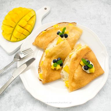 Zdjęcie - Naleśniki a&#39;la mango lassi - Przepisy kulinarne ze zdjęciami