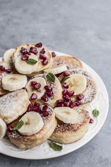 Zdjęcie - Biszkoptowe pancakes leciutkie jak chmurka - Przepisy kulinarne ze zdjęciami